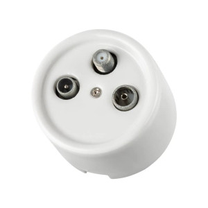 Розетка керамика телев. TV-R-SAT, Белый, Болонь TDM ELECTRIC SQ1820-0057