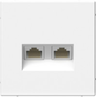Розетка компьютерная 2-я RJ45 Cat. 5e, Лотос, ArtGallery SE GAL001388