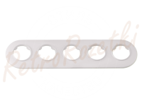 Рамка 5 местная пластик, овал, Перламутр, Прованс Bylectrica ЮЛИГ.735212.505