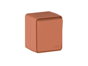 Выключатель 1 кл., влагозащищенный IP54, Терракотовый, AtlasDesign Profi54 SE ATN547011