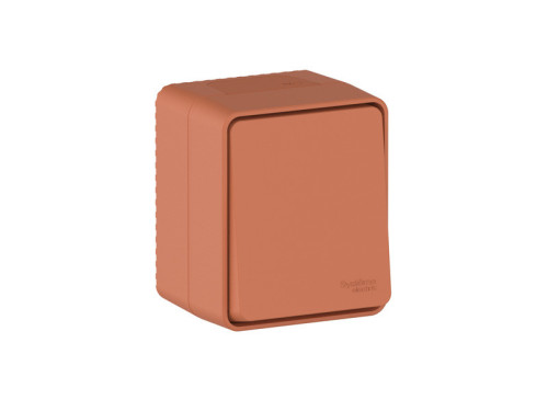 Выключатель 1 кл., влагозащищенный IP54, Терракотовый, AtlasDesign Profi54 SE ATN547011
