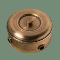 Распаечная коробка из латуни D95, светлая латунь, Romatti RD31-95