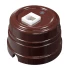 Розетка фарфоровая компьютерная RJ45, Коричневый, ТМ МезонинЪ GE70341-04 Розетка фарфоровая компьютерная RJ45, Коричневый, ТМ МезонинЪ GE70341-04