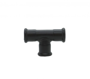 Тройник соединительный D15 мм., Черный, Villaris-Loft Premium 3071521