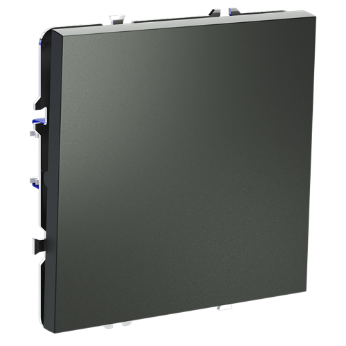 Кнопка без фиксации 1-кл., Титан, S70 Voltum VLS010606