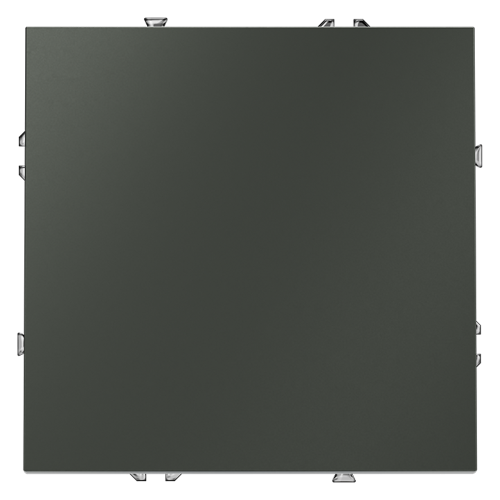 Кнопка без фиксации 1-кл., Титан, S70 Voltum VLS010606