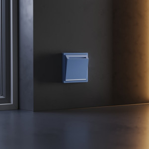 Лицевая панель для выключателя карточного, Деним, S70 Voltum VLS002615