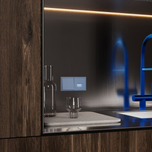 Клавиша для выключателя 1-кл, Деним, S70 Voltum VLS000115