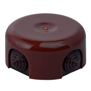 Распаечная коробка керамика D90, коричневый, Retrika RR-09002