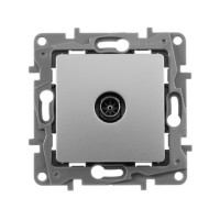 Розетка телевизионная TV, алюминий, Legrand Etika 672451