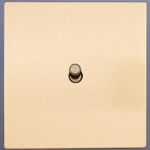 Выключатель жалюзи тумблерный 1 кл. (внутренний монт.), Золото, Castilla Salvador SJAN33BC5