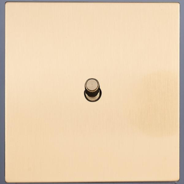 Выключатель жалюзи тумблерный 1 кл. (внутренний монт.), Золото, Castilla Salvador SJAN33BC5