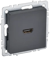 Розетка HDMI, Графит, Brite IEK BR-H10-K53