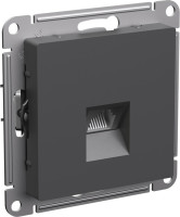 Розетка компьютерная RJ45 Cat. 6e, Базальт, AtlasDesign SE ATN001486