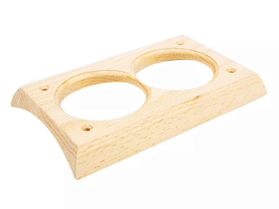 Накладка 2 местная для внутреннего монтажа 170х100 на бревно D200-220, ТД МезонинЪ GE72753-00p