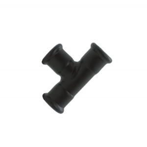 Тройник соединительный D18 мм., Черный, Villaris-Loft Premium 3071821