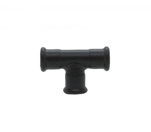 Тройник соединительный D18 мм., Черный, Villaris-Loft Premium 3071821