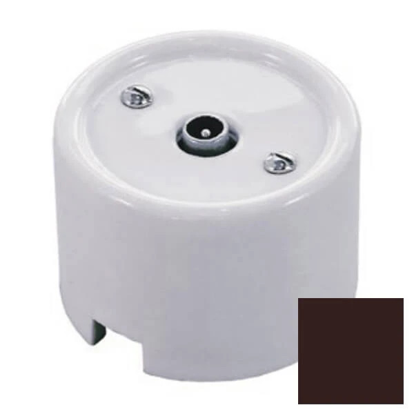 Розетка керамика телевизионная TV, Коричневый, Retrika RS-TV-02