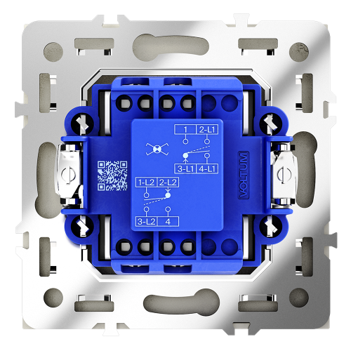 Выключатель перекрестный 1-кл., Шелк, S70 Voltum VLS010504
