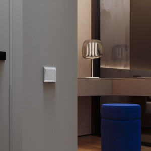 Лицевая панель для выключателя карточного, Серый, S70 Voltum VLS002616