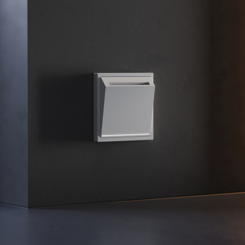 Лицевая панель для выключателя карточного, Серый, S70 Voltum VLS002616