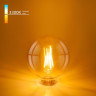 Лампа светодиодная филаментная Elektrostandard E27 6W 3300K прозрачная 4690389041464