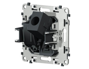 Механизм розетки комп.+тв. RJ45+TV Cat. 6, Quant Ambrella Volt VM195