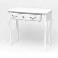 Консоль Селина из массива березы, Белый, TADORNA 2703-W