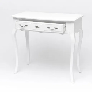 Консоль Селина из массива березы, Белый, TADORNA 2703-W