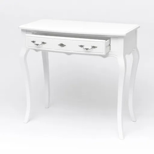 Консоль Селина из массива березы, Белый, TADORNA 2703-W