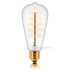 Ретро лампа накаливания ST64 F9 40Вт Е27, прозрачная Sun Lumen 053-532