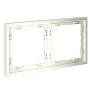 Рамка 2 местная, пластик, Хлопок, S70 Voltum VLS100213