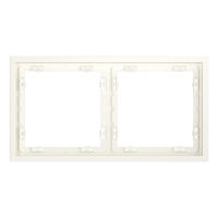 Рамка 2 местная, пластик, Хлопок, S70 Voltum VLS100213