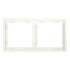 Рамка 2 местная, пластик, Хлопок, S70 Voltum VLS100213