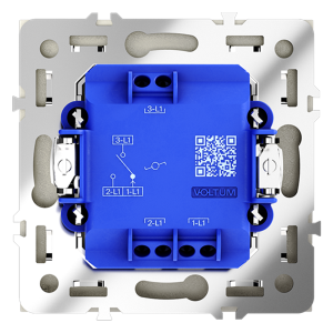 Выключатель перекрестный 1-кл., Сталь, S70 Voltum VLS010505