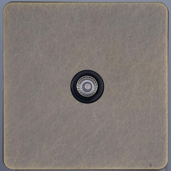 Розетка телевизионная TV(внутренний монт.), Антик, Leon Salvador SBAN66A6A14