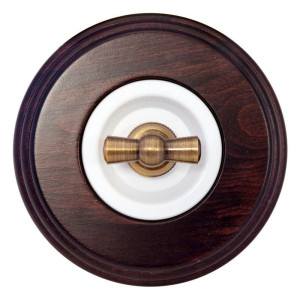 Выключатель повор. на 2 положения перекрестный (внутренний монт.), Белый, Salvador CL31WT