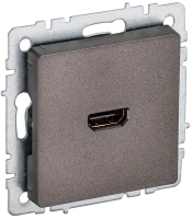 Розетка HDMI, Темная бронза, Brite IEK BR-H10-K45