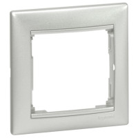 Рамка 1 местная, алюминий, Valena Classic Legrand 770151