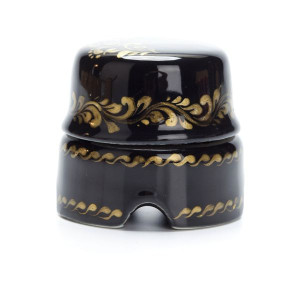 Распаечная коробка фарфор D60х45, Золотой орнамент, Salvador BOX1BL.GD