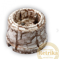 Розетка керамика телевизионная TV, мрамор, Retrika RS-TV-06