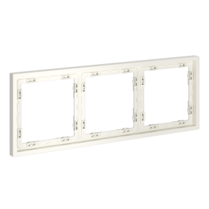 Рамка 3 местная, пластик, Хлопок, S70 Voltum VLS100313