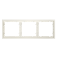 Рамка 3 местная, пластик, Хлопок, S70 Voltum VLS100313