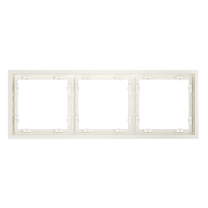 Рамка 3 местная, пластик, Хлопок, S70 Voltum VLS100313