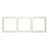 Рамка 3 местная, пластик, Хлопок, S70 Voltum VLS100313