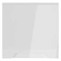 Лицевая панель для розетки с З/К, шторками и крышкой, Белый матовый, S70 Voltum VLS000802