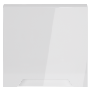 Лицевая панель для розетки с З/К, шторками и крышкой, Белый матовый, S70 Voltum VLS000802