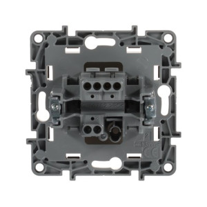 Выключатель 1 клав., алюминий, Etika Legrand 672401