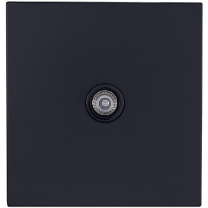 Розетка телевизионная TV(внутренний монт.), Черная, Bilbao Salvador SJAN13A1A14