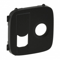 Лицевая панель розетки тв+комп. TV+RJ45, антрацит, Valena Allure Legrand 754838